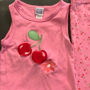 Little Me sleeveless pajamas size 2